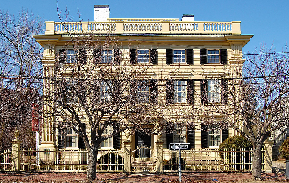 The Peirce-Nichols house, built circa 1782 by architect Samuel McIntire for Jerathmiel Peirce, a co-owner of the merchant ship Friendship.