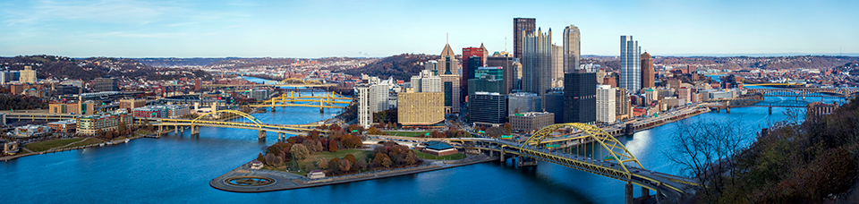 Panorama of Pittsburgh from the Duquesne Incline 